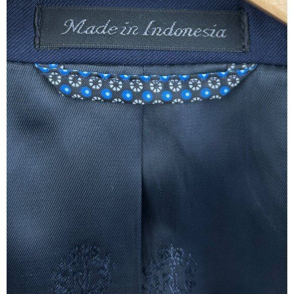 Lauren Ralph Lauren Men’s Blazer 44L Navy Wool Blend Classic Fit Sport Coat - Picture 7 of 12